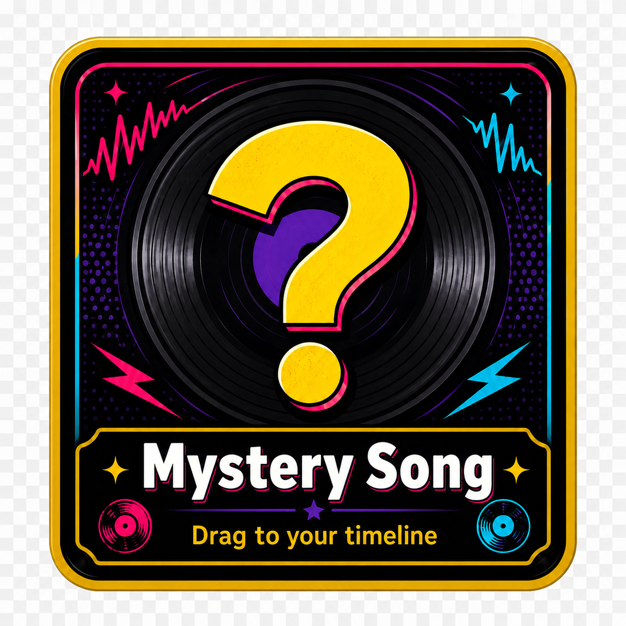Mystery song — drag to your timeline
